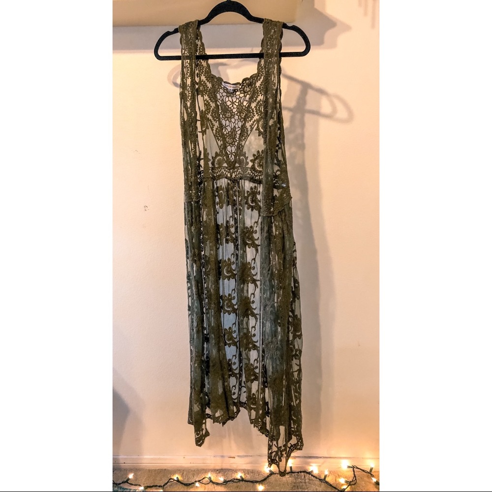 Boho Lace Vest